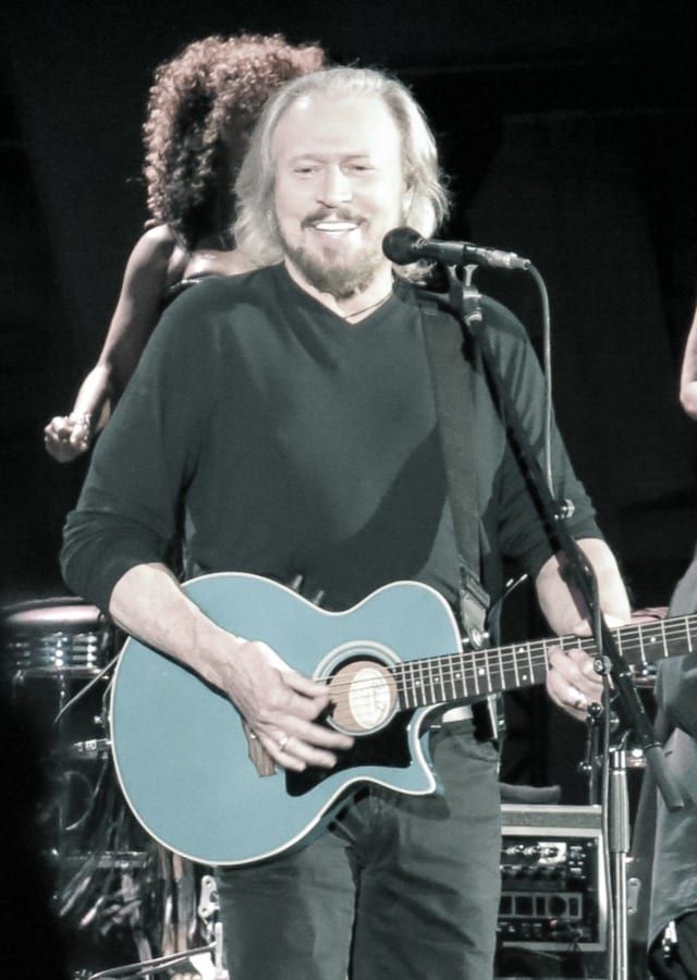 Barry Gibb performing at the Hollywood Bowl, 2014