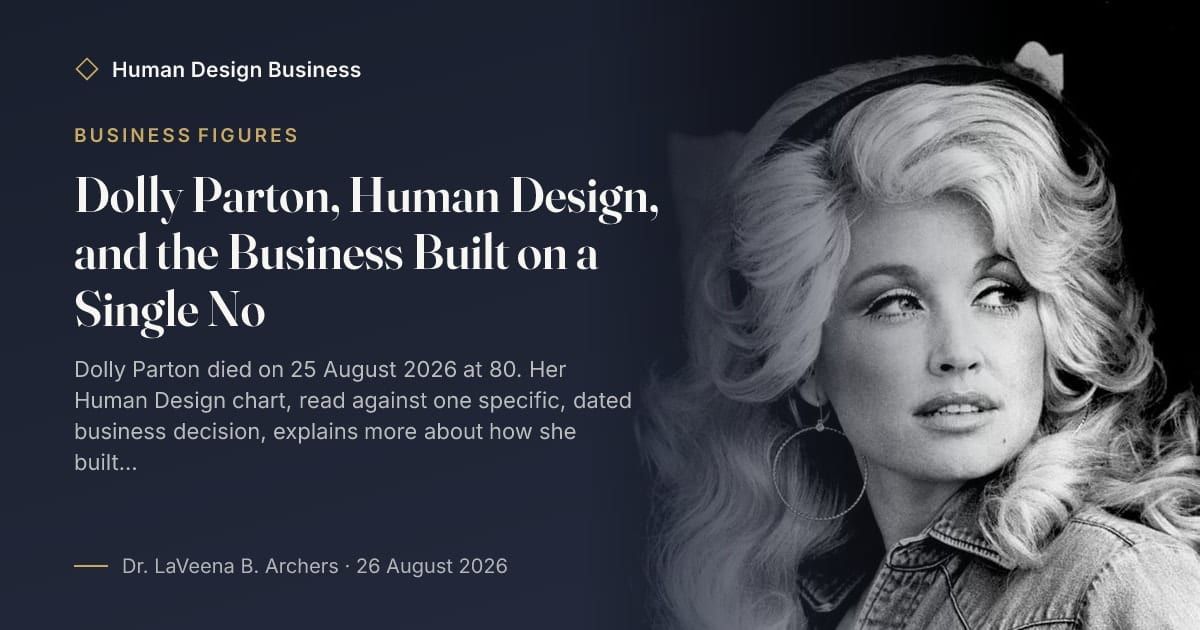 Dolly Parton, Human Design, and the Business Built on a Single No
